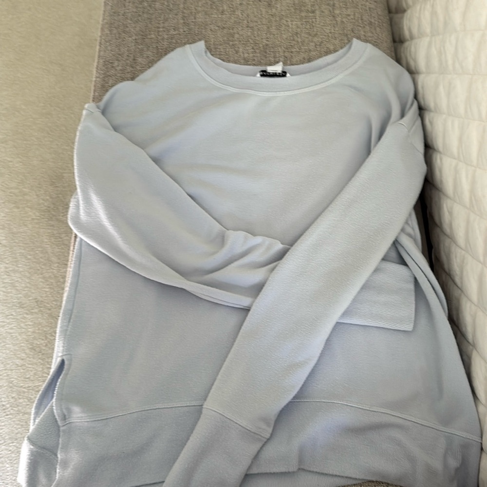Light blue athleta crewneck